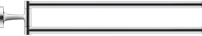 Duravit Starck T Handtuchhalter 0099411000 Halter chrom, zweiarmig, beweglich