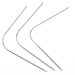 addi Strumpfstricknadeln "CraSyTrio", Messing, 21 cm