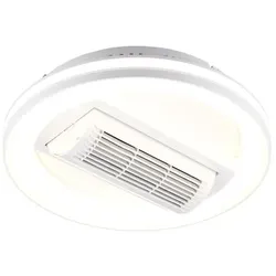 Reality Leuchten Deckenventilator Kurula Kunststoff