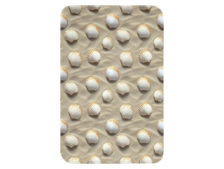 WC-VORLEGER Muscheln - Sand - Maritim WC Teppich 40x60 cm