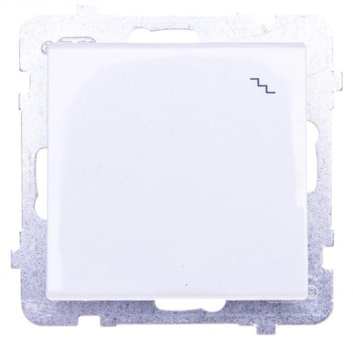 Ospel Sonata verschuifbare dimmer, wit, mat