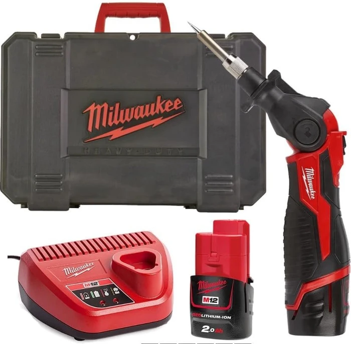 Milwaukee Akku-Lötkolben M12 SI-201C, inkl. Akku und Ladegerät (Lötkolben) (756495)