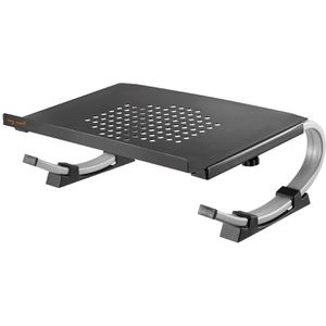 myWall Laptop-Ständer HT6, aus Metall, bis 19 Zoll, silber, neigbar & höhenverstellbar