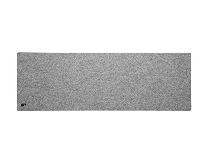 Oakywood Sous Main Bureau Feutre Original – Tapis de Bureau Minimaliste - Fabriqué à la Main avec Base Stable en Liège - Desk Mat - 100% Laine Mérinos et Liège - Gris 90x30cm (35.4x11.8 in)