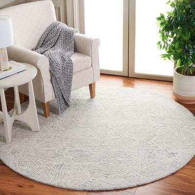 SAFAVIEH Handmade Ebony Tram Modern Wool Rug