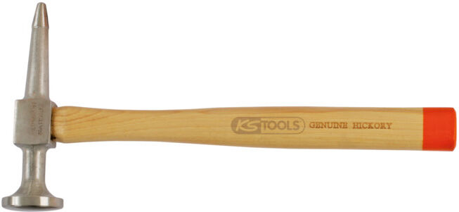 Marteau à planer pour carrosseries en aluminium, tête bombée, ronde/pointue ; KS Tools (700.1489)