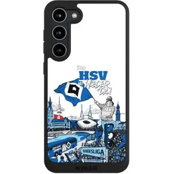 Nivocase Handyhülle für Samsung Galaxy S23+ Hülle NIVOpure Case Schwarz Aufstieg Hamburger SV Offizielles (Samsung Galaxy S23+), Smartphone Hülle, Schwarz