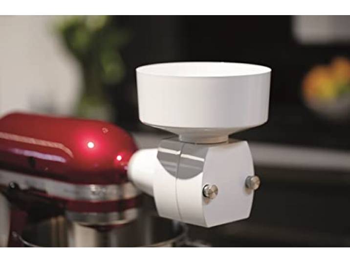 Jupiter Küchenmaschinen original Flockenquetsch-Vorsatz, Getreidequetsche, Ölquetsche, Zubehör kompatibel mit KitchenAid Küchenmaschinen