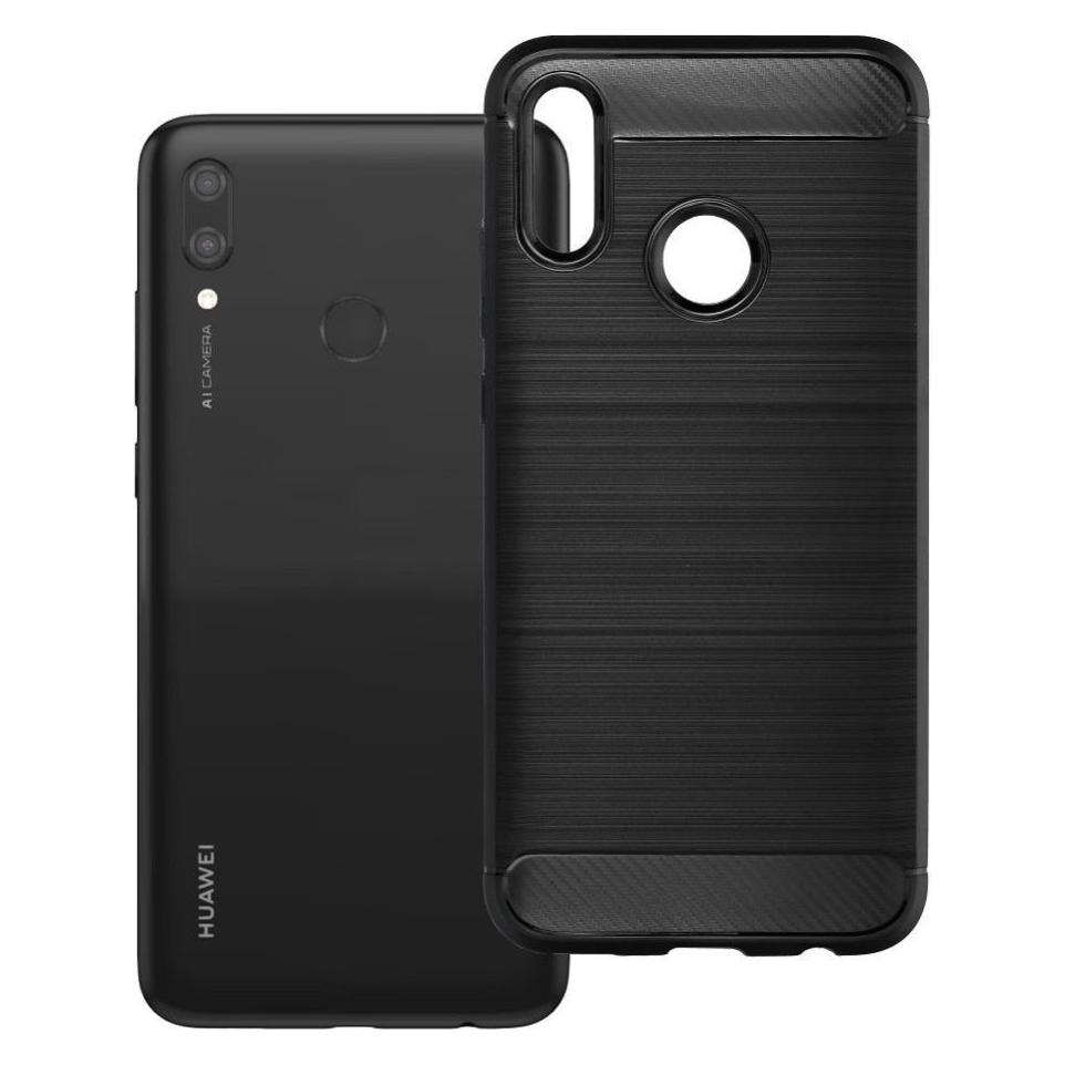 OEM Hülle mit Rückseite für das Huawei P Smart 2019 Carbon 2.0, schwarz (Huawei P Smart (2019)) (74674317)