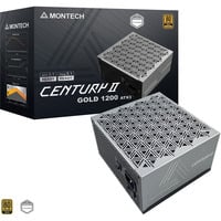 CENTURY II 1200, PC-Netzteil silber, 1x 12-Pin High Power GPU, 6x PCIe, Kabelmanagement, 1200 Watt
