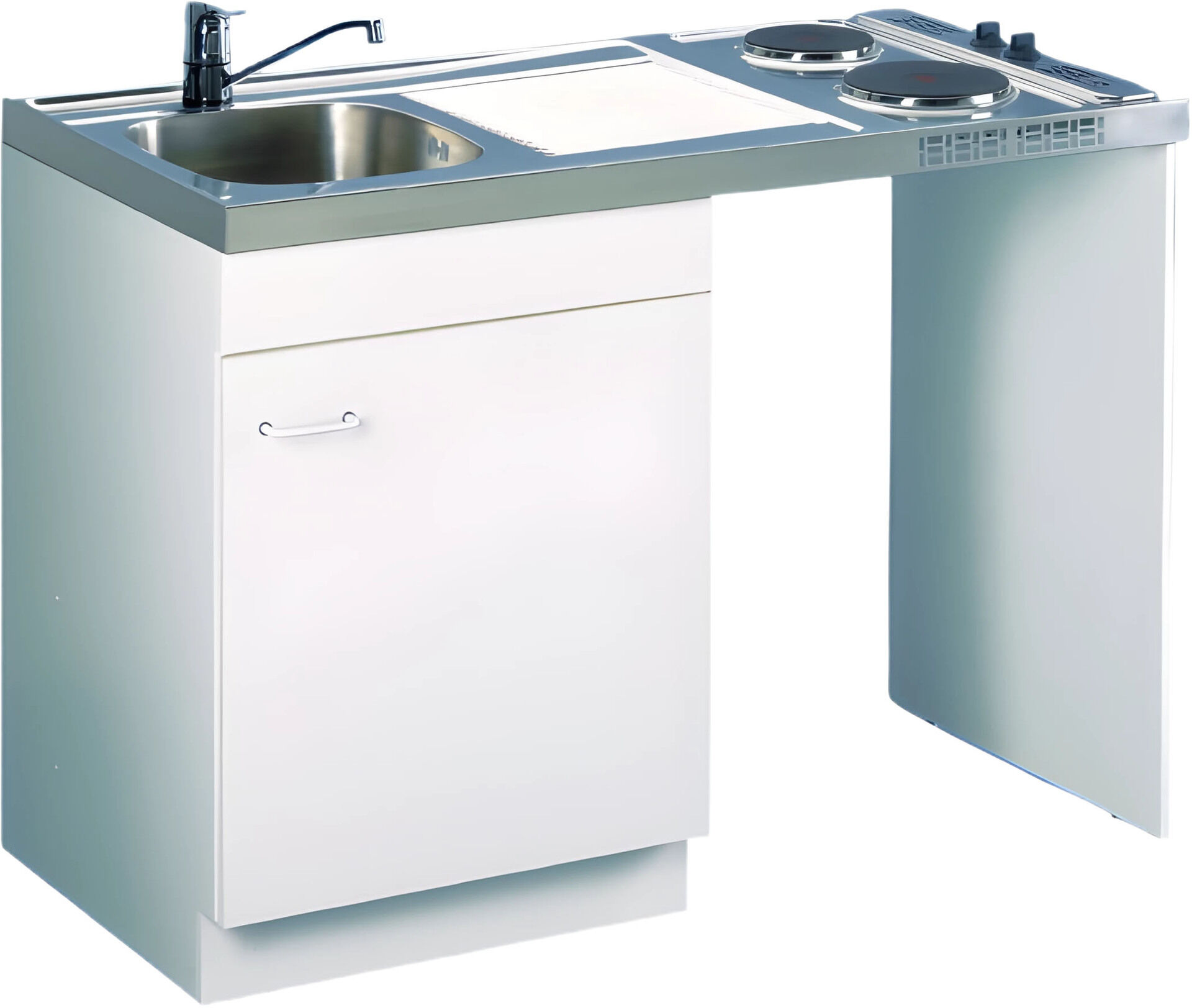 Meuble sous évier lave vaisselle 120 avec jambage AQUARINE 200154