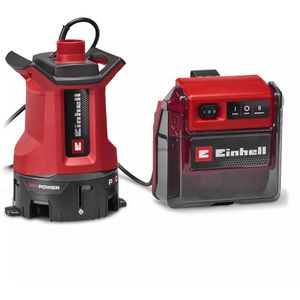 Einhell Schmutzwasserpumpe GE-DP 36/35 LL Li-Solo, Akku, 2x 18 V, Ø 35 mm Fremdkörper, flachsaugend, 0,9 bar, 14000 l/h