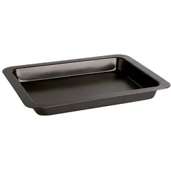 Quid Sweet Grau Lackierter Stahl Backblech 43x29x2cm Schwarz
