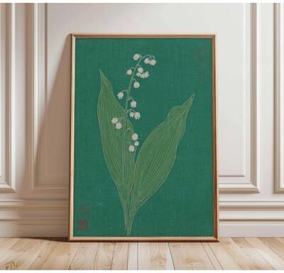 Uplifted Finds Crimson Solar Crane   Vintage Ukiyo e Archival Print   Executive Studio & Traditional Zen Sanctuary Decor hw20225 19 20 X 30 Cm Unframed