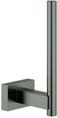 Grohe Essentials Cube Reservepapierhalter 40623AL1 hard graphite gebürstet, verdeckte Befestigung