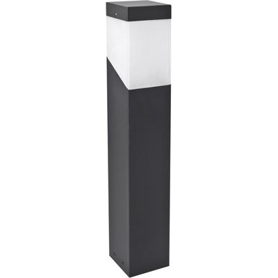Sockelleuchte HEITRONIC "Madeleine", grau (anthrazit), B:10cm H:50cm T:10cm, Leuchten, Standleuchte, Außenleuchte, Standlampe, Sockellampe