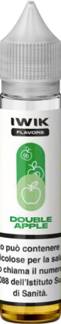 Kiwi Vapor Double Apple Iwik Flavors Aroma Mini Shot 10ml Mela Rossa Verde
