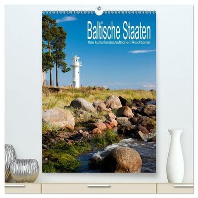Baltische Staaten - Ihre kulturlandschaftlichen Reichtümer (hochwertiger Premium Wandkalender 2027 DIN A2 hoch), Kunstdruck in Hochglanz