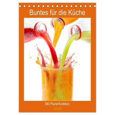 Buntes für die Küche (Tischkalender 2026 DIN A5 hoch), CALVENDO Monatskalender