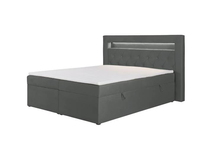 Kontinentales Bett 140x200 cm Goldess mit Stauraum und