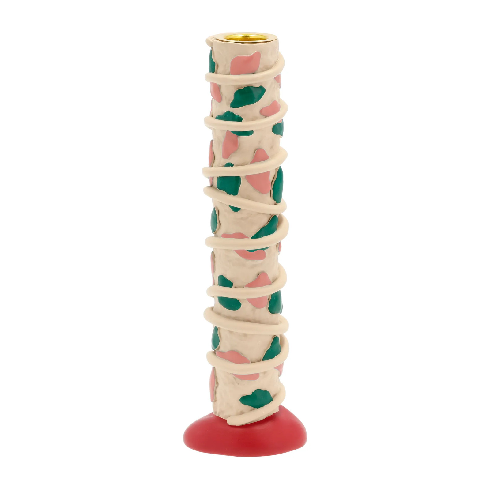 Villa Collection Styles kandelaar vlekken Pink-green Hoogte: 21 cm