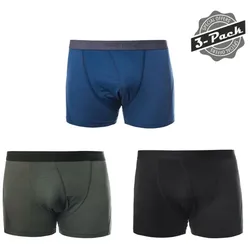 Herrenshorts Sensor Merino Air 3 Pack Größe: L /  schwarz/blau
