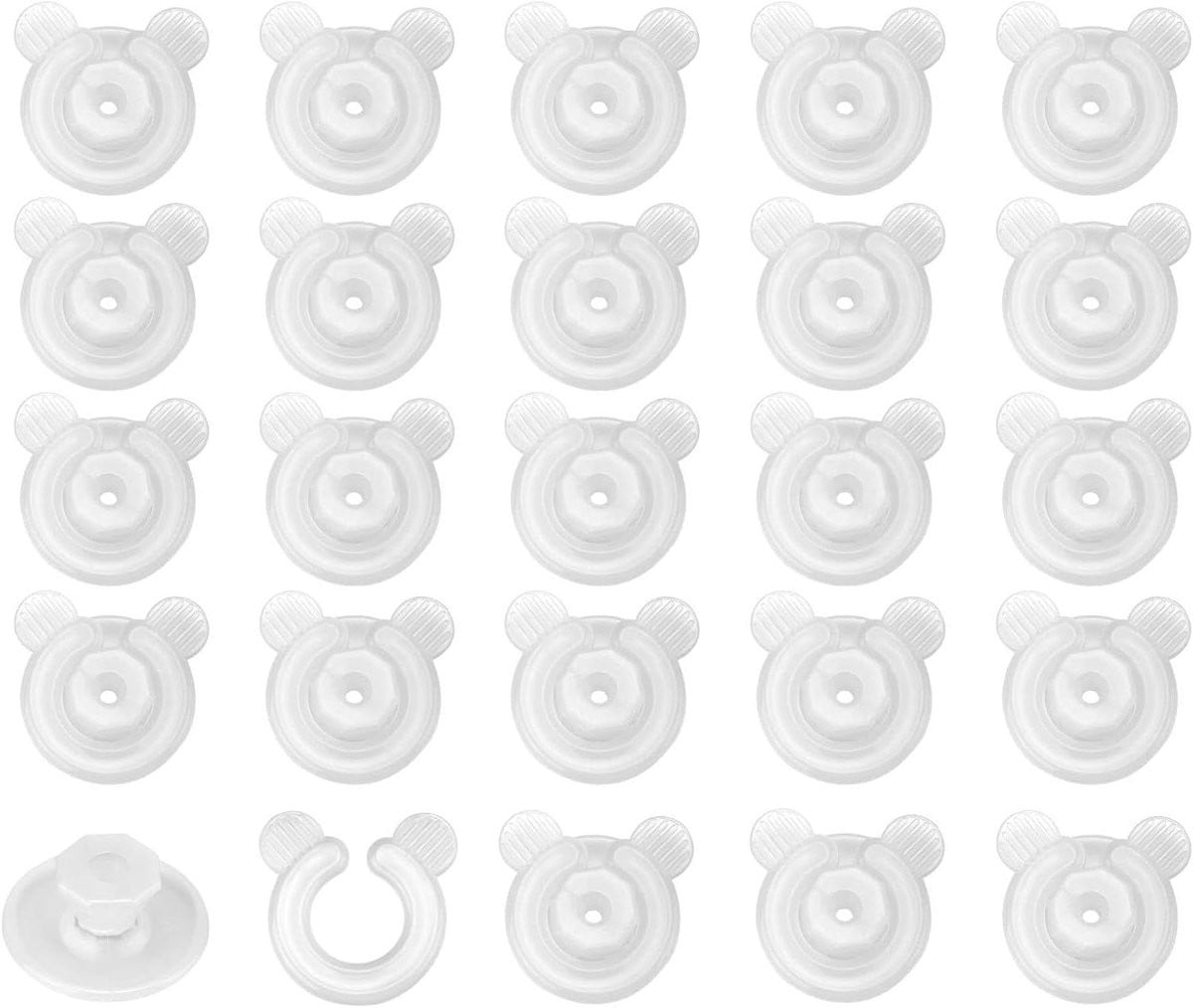 Allecto Plus Antislip dekbedovertrekclips - 24 stuks - Naadloos design