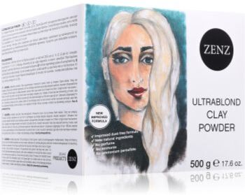 ZENZ Organic Ultrablond Clay Powder pó descolorante sem amoníaco 500 g. Ultrablond Clay Powder