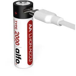 Li-Ion Akku Mignon AA/LR6, 4er Blister (1800mAh)