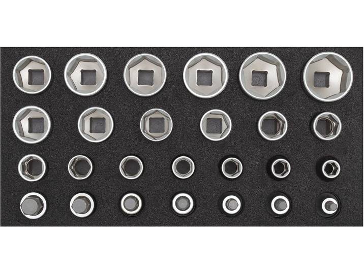 GEDORE red R22150009 Jeu de douilles 1/2\ 2/6 CT-modul 26 pièces\, 3301708