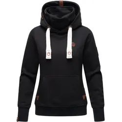 NAVAHOO Damen Kapuzensweatshirt Weicher Hoodie mit dicken Tunnelzugkordeln & Kapuze Raniaa