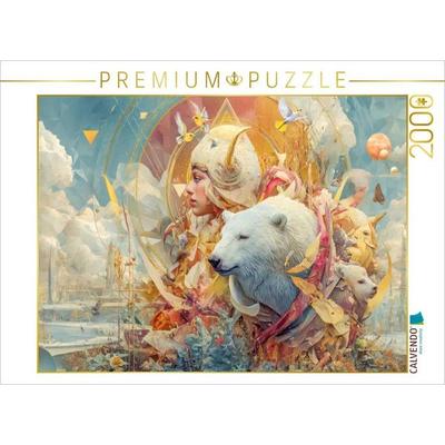 CALVENDO Puzzle Paradies für Tiere | 2000 Teile Lege-Größe 90x67cm Foto-Puzzle für glückliche Stunden