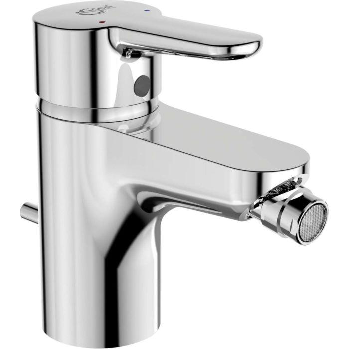 Ideal Standard Connect Blue Bidetarmatur B9920AA mit Ablaufgarnitur, Ausladung 113mm, verchromt