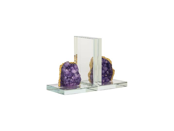 Design Buchstützen Set „Agate“ Gold Richmond Interiors