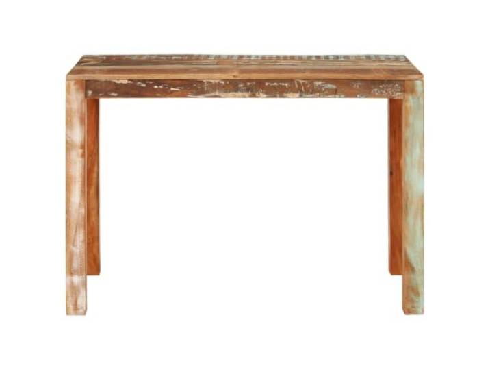 GPUTYGHN Esstisch 110x55x76 cm Altholz Massiv Holzrahmen Recyceltes Massivholz, Teak Mango Kiefer Buche, stabile Tischplatte, rustikaler Charme, Esszimmer Küche