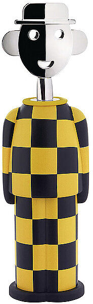 Alessi Korkenzieher Alessandro M. - Giallo e Nero  bunt EG