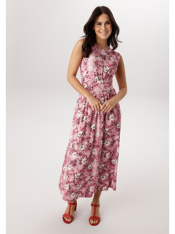 Aniston Kleid in Rosa/ Schwarz - 40