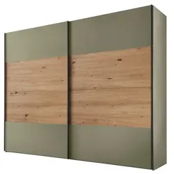 Staud Schwebetürenschrank Paros 252 x 222 cm Dekor Salbei