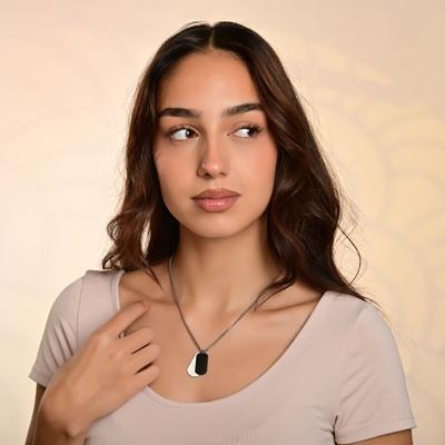 Kette ohne Anhänger ADELIA´S "Halskette mit Anhänger – aus Edelstahl", silber, Halsketten, Damen, 55cm, Edelstahl, Perfekt als Geschenk zum einfach so