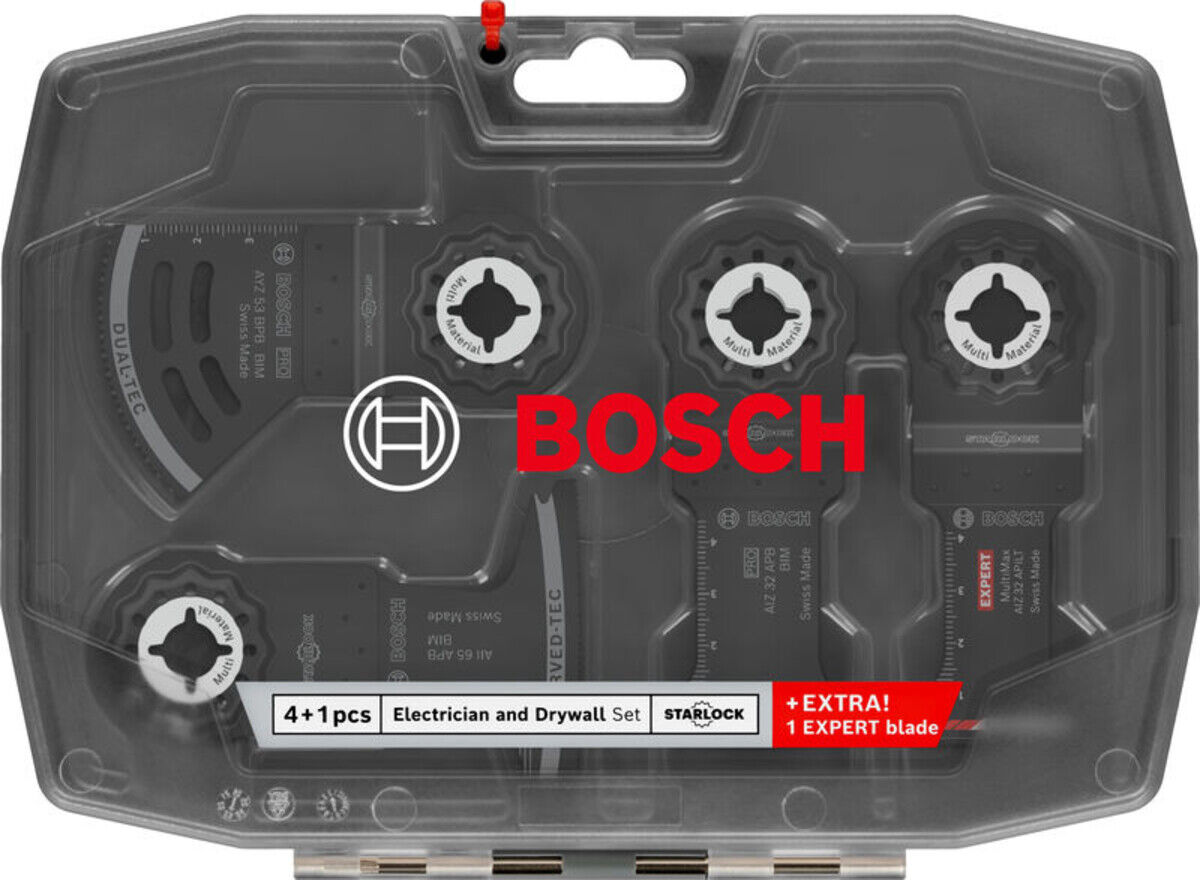Bosch Elektriker- und Trockenbau-Set, 5-tlg., Thekendisplay (2608669095)