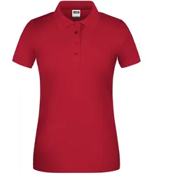 Damen Bio Polo T-Shirt "JN873" - XXL - red