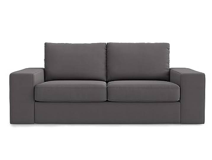 Masters Of Covers Housse De Rechange Compatible Avec Canapé 2 Places IKEA Kivik\, 190 X 95 X 83 Cm (Gris Foncé\, Coton)