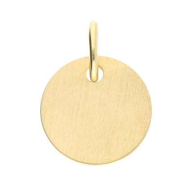 Kettenanhänger ADELIA´S "Gravurplatte 585 Gold ( 14K )", gold, Schmuckanhänger, Damen, Gold, Kettenanhänger, Goldanhänger