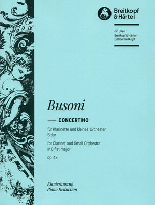 Breitkopf & Härtel Busoni Concertino Clarinet