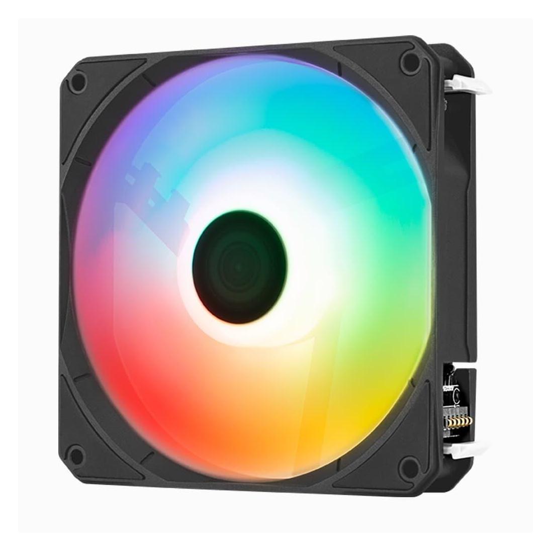 AeroCool Set of 3 Fans Link 3-Pack 120mm Black aRGB Lighting (120 mm, 3x) (62439520)