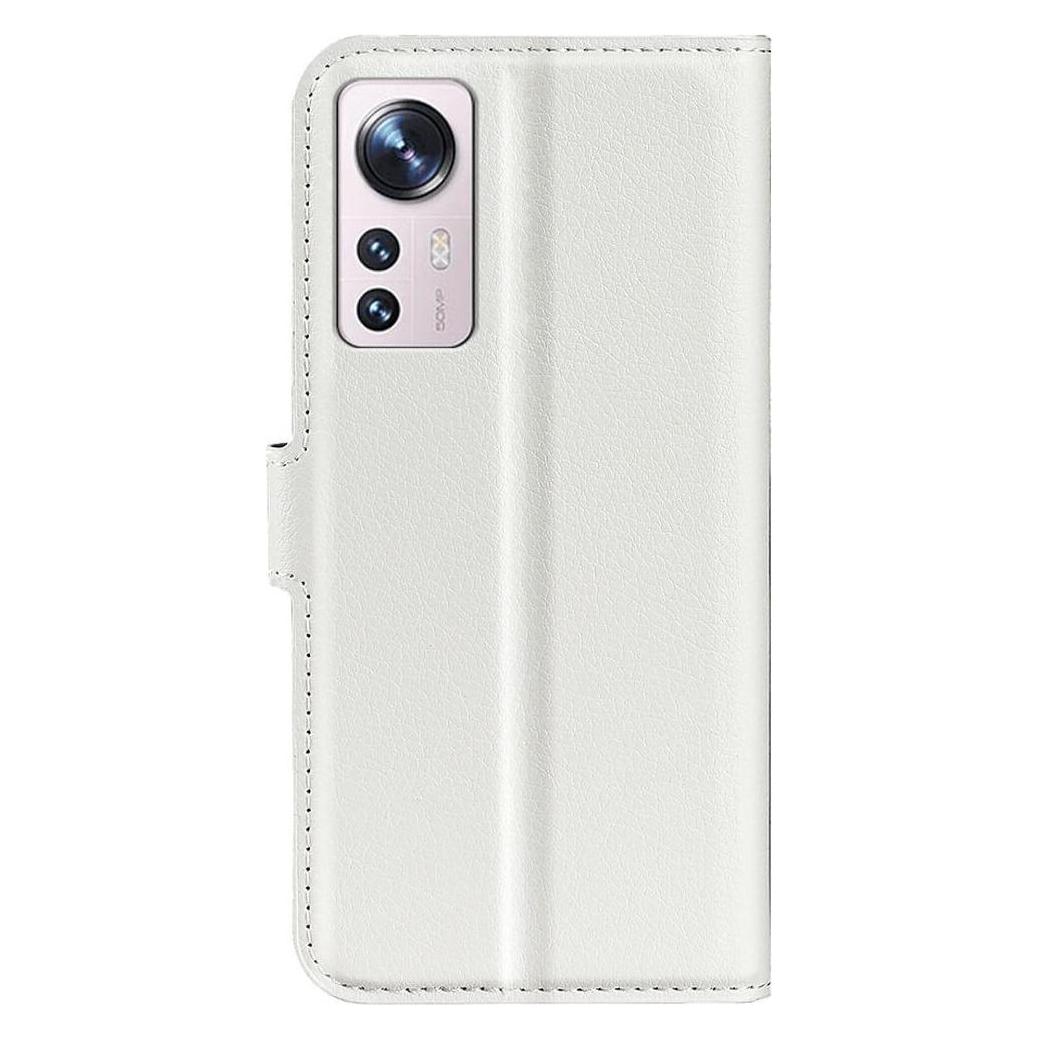 Cover-Discount Xiaomi 12 Lite - Leder Etui Hülle weiss (Xiaomi 12 Lite) (101915948B)
