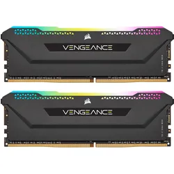 Corsair Vengeance RGB Pro SL Schwarz 32GB Kit (2x16GB) DDR4-3200 CL16 DIMM Arbeitsspeicher
