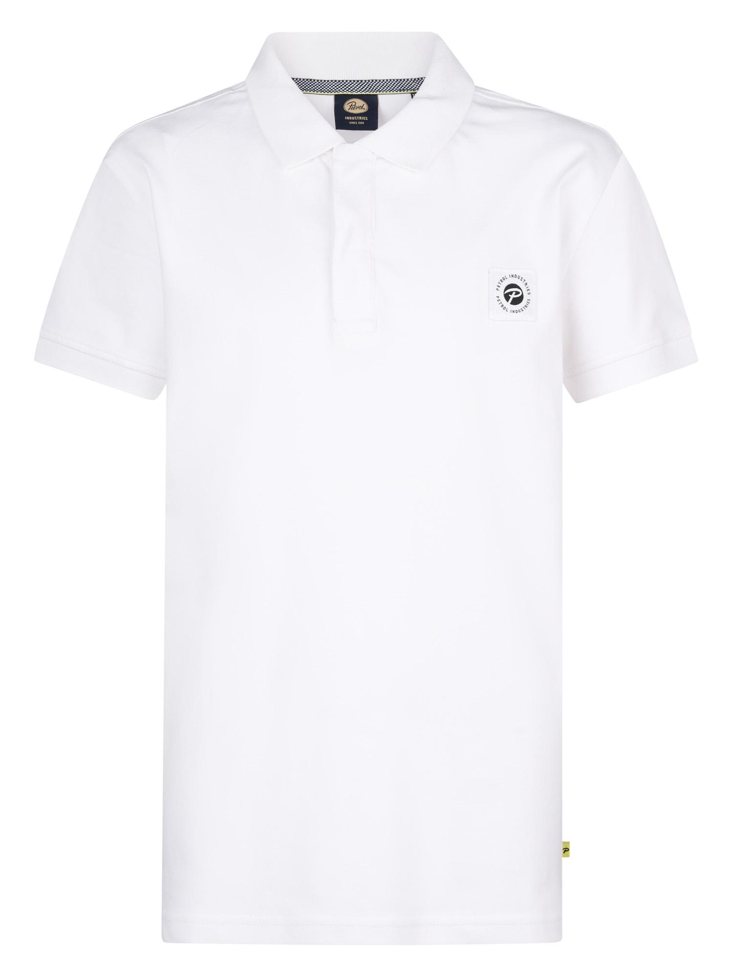 Petrol Industries - Jongens Klassieke Polo Flaming - Wit