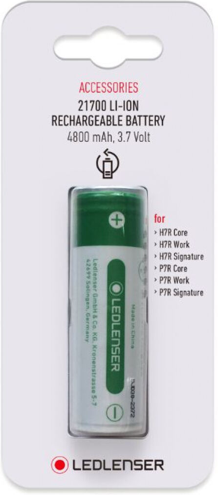Ledlenser 21700 Li-Ion Akku 4800mAh Green