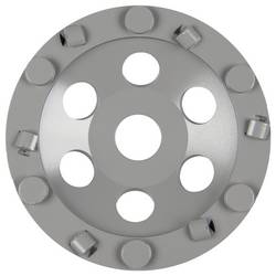 Klingspor 355953 DS 650PKD Diamantschleifteller, 125 x 13 x 22,23 mm 6 Segmente 13 x 3,6 mm, PKD - Polykristalliner Diamant Durchmesser 125 mm